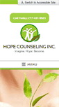 Mobile Screenshot of hopecounselingdanville.com